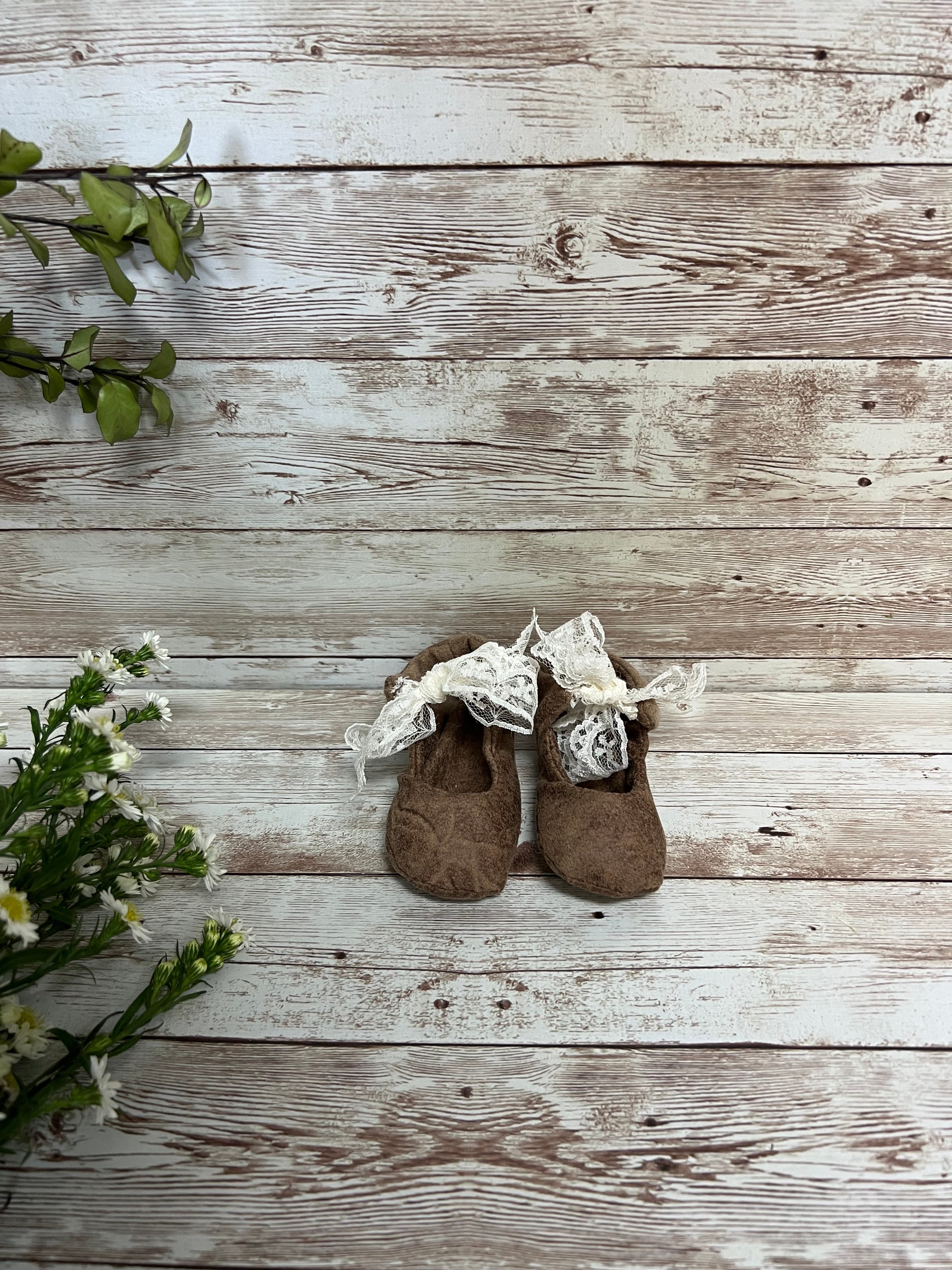 white baby doll shoes